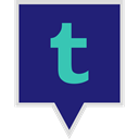 Tumblr, media, Logo, Social MidnightBlue icon