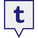 media, Logo, Social, Tumblr WhiteSmoke icon