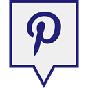 media, Logo, Social, pinterest WhiteSmoke icon