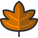plant, Leaf, nature, halloween, garden, maple leaf, Botanical Chocolate icon