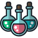 education, flask, legend, Folklore, Fairy Tale, halloween, Fantasy, potion, Potions DarkSlateGray icon