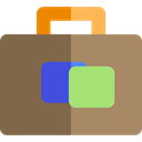 Briefcase, case, suitcase, travel, luggage DimGray icon