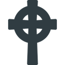 Celtic, cross, halloween DarkSlateGray icon