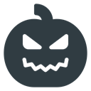 halloween, pumpkin, lamp DarkSlateGray icon
