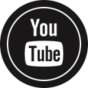 youtube, media, Logo, Social Black icon