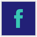 media, Logo, Facebook, Social MidnightBlue icon