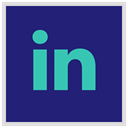 Logo, Linkedin, Social, media MidnightBlue icon