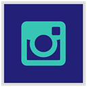 Social, Instagram, media, Logo MidnightBlue icon