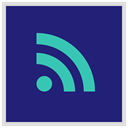 media, Logo, Rss, Social MidnightBlue icon