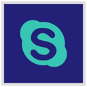 media, Logo, Skype, Social MidnightBlue icon