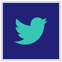 twitter, Social, media, Logo MidnightBlue icon