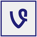 Social, Vine, media, Logo WhiteSmoke icon