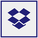 dropbox, Logo, Social, media WhiteSmoke icon