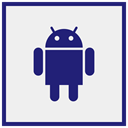 Social, Android, media, Logo WhiteSmoke icon
