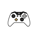 White, controller, lunar, gamer, xbox one Icon
