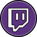 Twitch, media, Social DarkSlateBlue icon