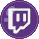 media, Social, Twitch DarkSlateBlue icon