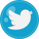 media, twitter, Social LightSeaGreen icon