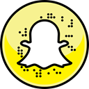 media, Social, Snapchat Khaki icon