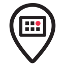 Logo, meetvibe Black icon