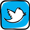 social media, Social, Communication, media, network, web, twitter DeepSkyBlue icon
