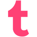 Logo, blog, Follow, Tumblr icon DeepPink icon