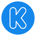 Kickstarter icon DodgerBlue icon