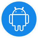 phone, Android, smartphone, media, network, Multimedia, social icon DodgerBlue icon