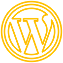 wordpress icon Orange icon