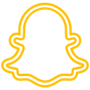 Chat, photo, App, Ghost, snapchat icon Black icon