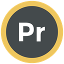 Format, Extension, adobe, premiere pro icon DarkSlateGray icon