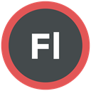 Extension, adobe, flash professional, format icon DarkSlateGray icon