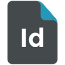 Format, Extension, adobe, indesign icon DarkSlateGray icon