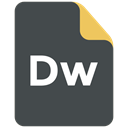 dreamweaver, Extension, adobe, format icon DarkSlateGray icon