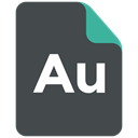 Extension, adobe, adobe audition, format icon DarkSlateGray icon