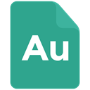 Extension, adobe, adobe audition, format icon LightSeaGreen icon