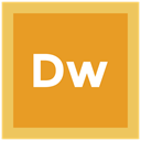 adobe, format icon, dreamweaver, Extension Goldenrod icon