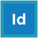 Format, Extension, adobe, indesign icon SteelBlue icon