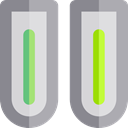Test Tube, medical, laboratory, Biology, Blood test, science DarkGray icon