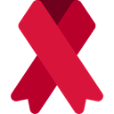 support, Ribbon, cause, Solidarity Crimson icon