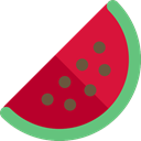 food, Fruit, organic, watermelon, diet, vegetarian, vegan, Healthy Food, Food And Restaurant Crimson icon