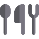 Fork, metal, Knife, Camping, spoon, Cutlery, Tools And Utensils, Food And Restaurant Black icon