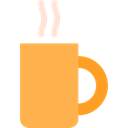 tea, food, steam, drinks, coffee cup, Coffee Shop SandyBrown icon