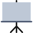 Exhibition, Business And Finance, support, Presentation, Whiteboard, Tripod Icon