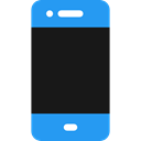 phone call, touch screen, mobile phone, cellphone, smartphone, technology Black icon
