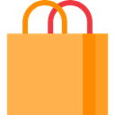 commerce, market, Supermarket, Shopping bags, Shopper, Shopping Store SandyBrown icon