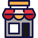 market, urban, Shopping Store, Stores, commerce, buildings, Business And Finance MidnightBlue icon
