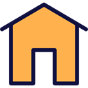 house, interface, website, real estate, web page, Business And Finance SandyBrown icon