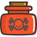 medical, skull, death, poison, dangerous, Poisonous, Healthcare And Medical Tomato icon