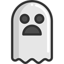 Ghost, halloween, horror, Terror, spooky, scary, fear Gainsboro icon
